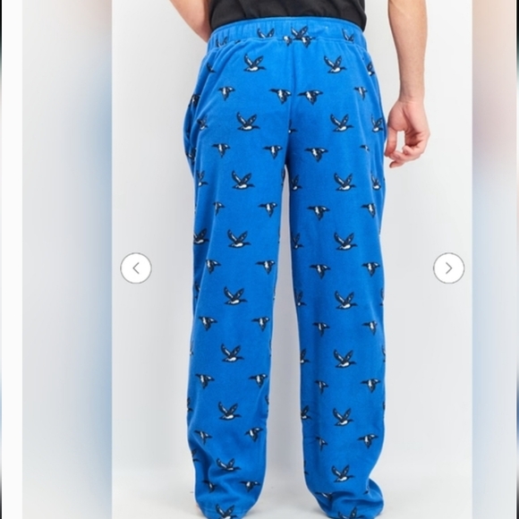 GOODFELLOW & CO BLUE MICRO FLEECE PAJAMA PANTS L - Picture 3 of 9